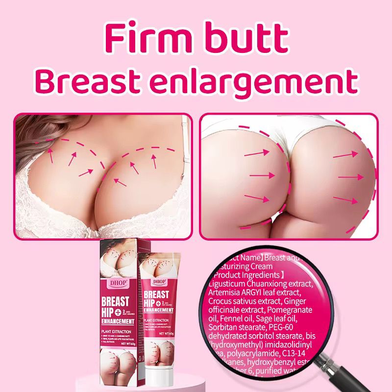 💖 Crème Raffermissante ; Volumisante – Poitrine & Hanches